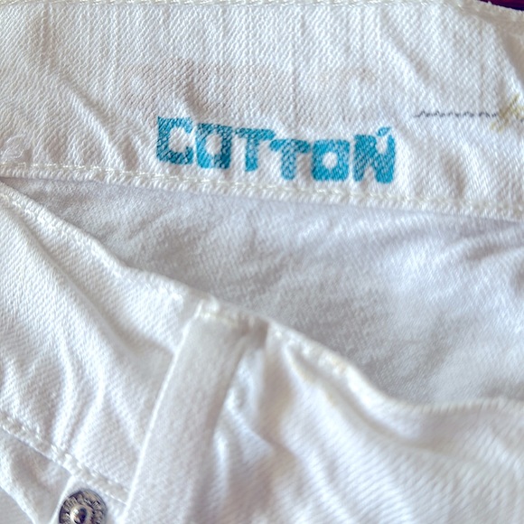 7 For All Mankind White Slimmy Jeans - Picture 4 of 9